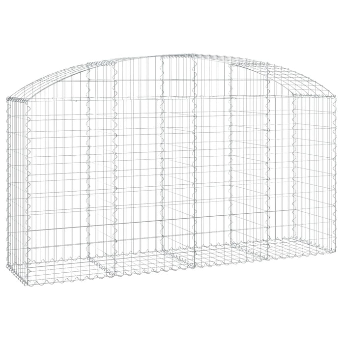 Coș gabion arcuit 200x50x100/120 cm fier galvanizat - WALTI WALTI