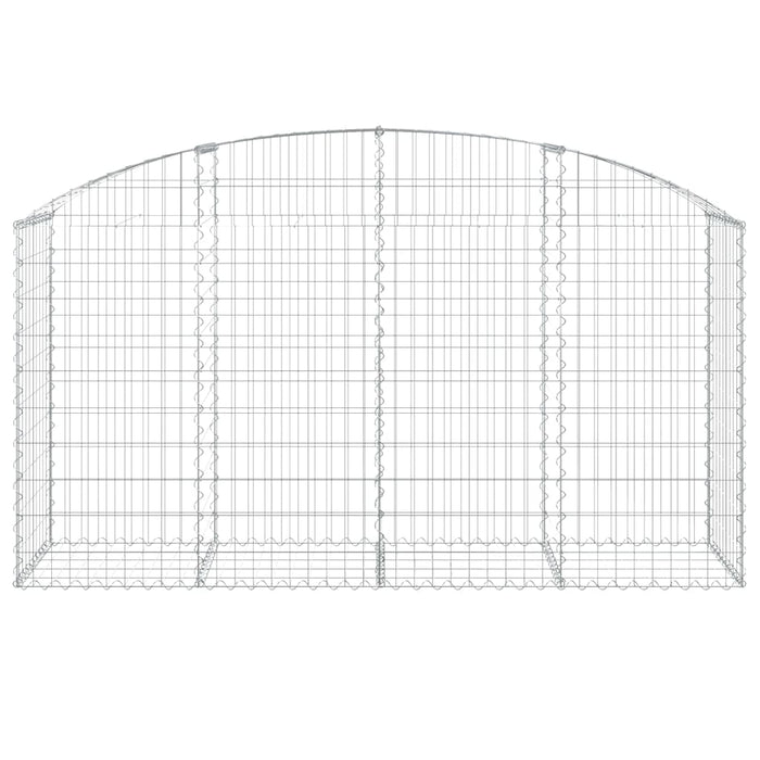 Coș gabion arcuit 200x50x100/120 cm fier galvanizat - WALTI WALTI