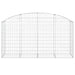 Coș gabion arcuit 200x50x100/120 cm fier galvanizat - WALTI WALTI
