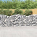Coș gabion arcuit 200x50x100/120 cm fier galvanizat - WALTI WALTI