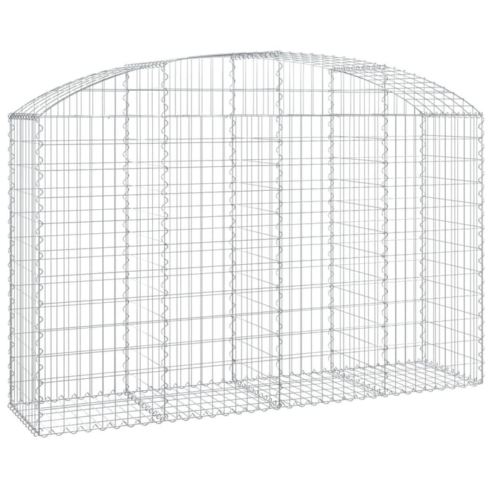 Coș gabion arcuit 200x50x120/140 cm fier galvanizat - WALTI WALTI