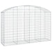 Coș gabion arcuit 200x50x120/140 cm fier galvanizat - WALTI WALTI