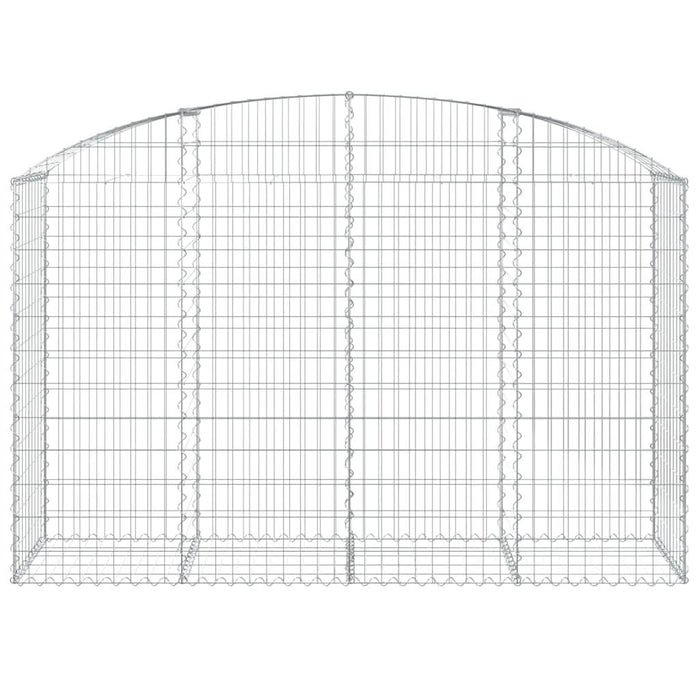 Coș gabion arcuit 200x50x120/140 cm fier galvanizat - WALTI WALTI