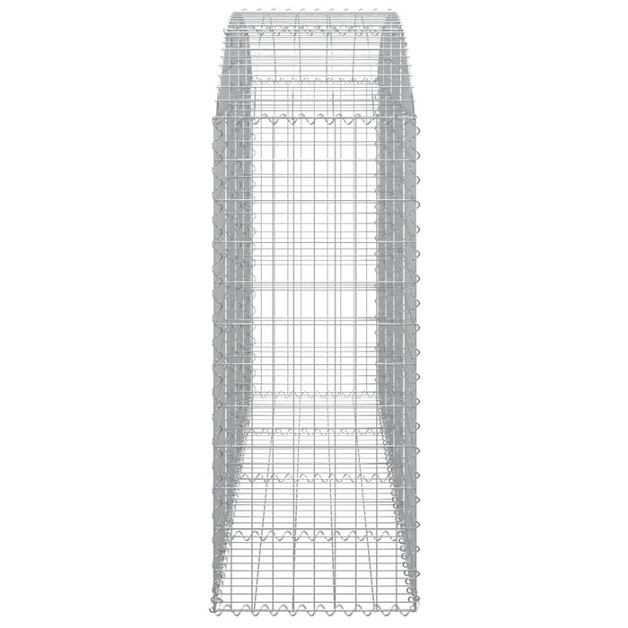 Coș gabion arcuit 200x50x120/140 cm fier galvanizat - WALTI WALTI