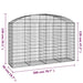 Coș gabion arcuit 200x50x120/140 cm fier galvanizat - WALTI WALTI