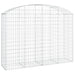 Coș gabion arcuit, 200x50x140/160 cm, fier galvanizat - WALTI WALTI