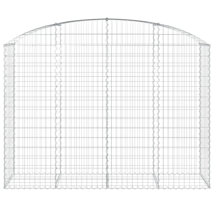 Coș gabion arcuit, 200x50x140/160 cm, fier galvanizat - WALTI WALTI