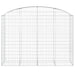 Coș gabion arcuit, 200x50x140/160 cm, fier galvanizat - WALTI WALTI