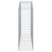 Coș gabion arcuit, 200x50x140/160 cm, fier galvanizat - WALTI WALTI