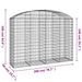 Coș gabion arcuit, 200x50x140/160 cm, fier galvanizat - WALTI WALTI