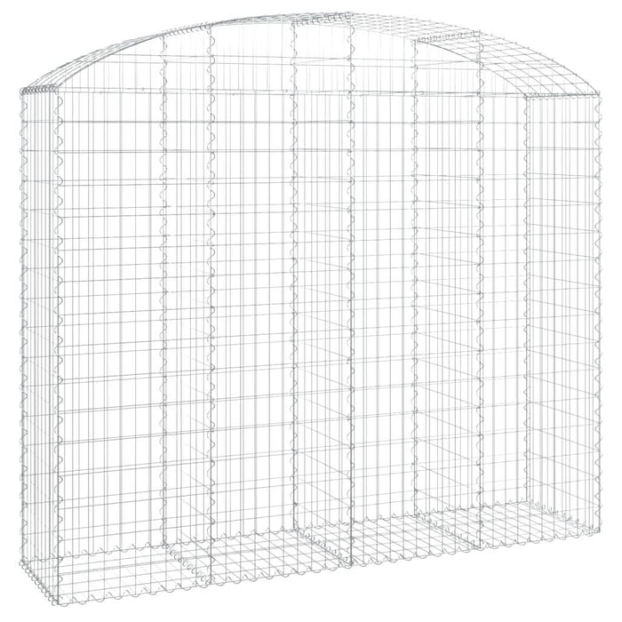 Coș gabion arcuit, 200x50x160/180 cm, fier galvanizat - WALTI WALTI