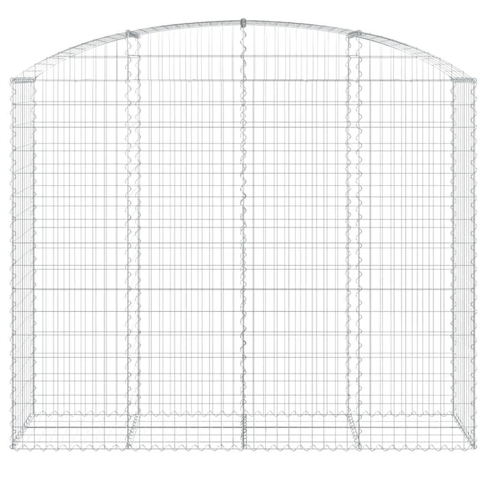 Coș gabion arcuit, 200x50x160/180 cm, fier galvanizat - WALTI WALTI