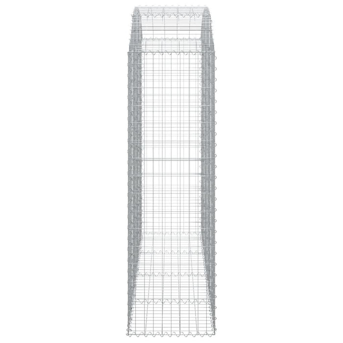 Coș gabion arcuit, 200x50x160/180 cm, fier galvanizat - WALTI WALTI