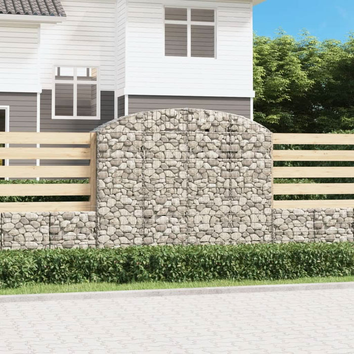 Coș gabion arcuit, 200x50x160/180 cm, fier galvanizat - WALTI WALTI