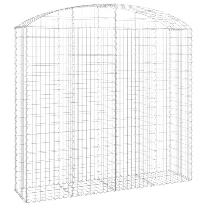 Coș gabion arcuit, 200x50x180/200 cm, fier galvanizat - WALTI WALTI