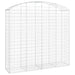 Coș gabion arcuit, 200x50x180/200 cm, fier galvanizat - WALTI WALTI
