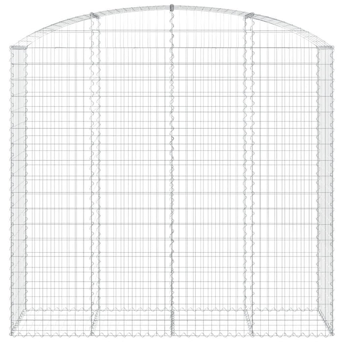 Coș gabion arcuit, 200x50x180/200 cm, fier galvanizat - WALTI WALTI