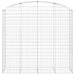 Coș gabion arcuit, 200x50x180/200 cm, fier galvanizat - WALTI WALTI