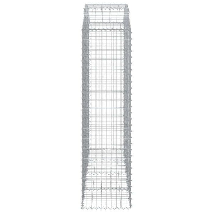 Coș gabion arcuit, 200x50x180/200 cm, fier galvanizat - WALTI WALTI