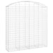 Coș gabion arcuit 200x50x200/220 cm fier galvanizat - WALTI WALTI