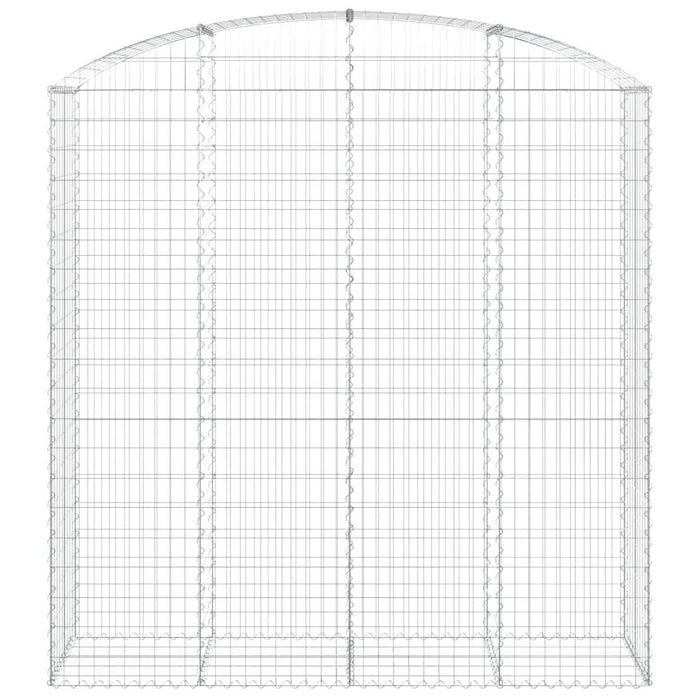 Coș gabion arcuit 200x50x200/220 cm fier galvanizat - WALTI WALTI