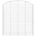 Coș gabion arcuit 200x50x200/220 cm fier galvanizat - WALTI WALTI