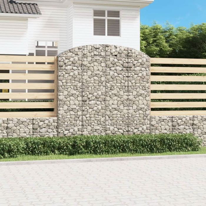 Coș gabion arcuit 200x50x200/220 cm fier galvanizat - WALTI WALTI