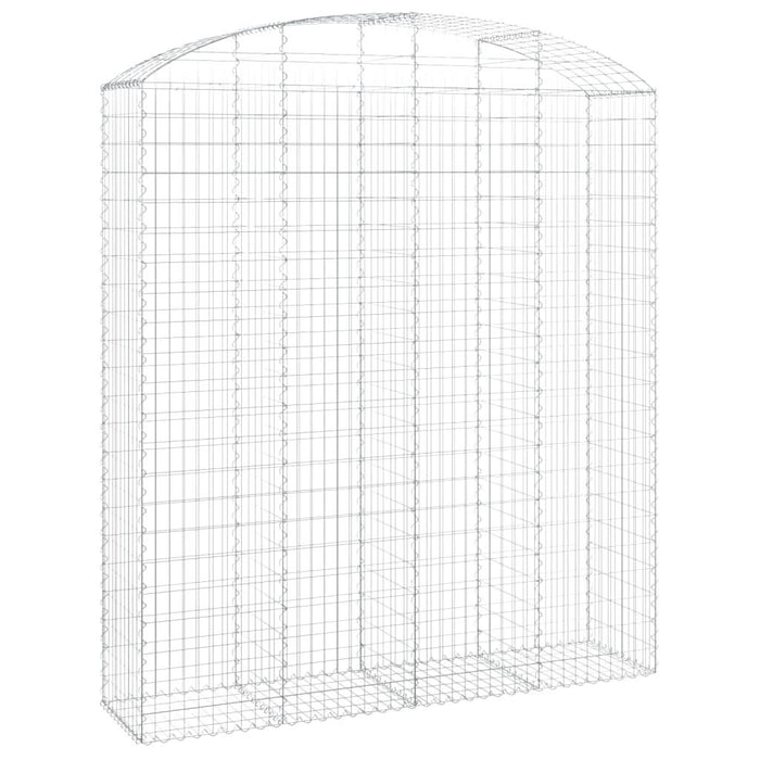 Coș gabion arcuit, 200x50x220/240 cm, fier galvanizat - WALTI WALTI