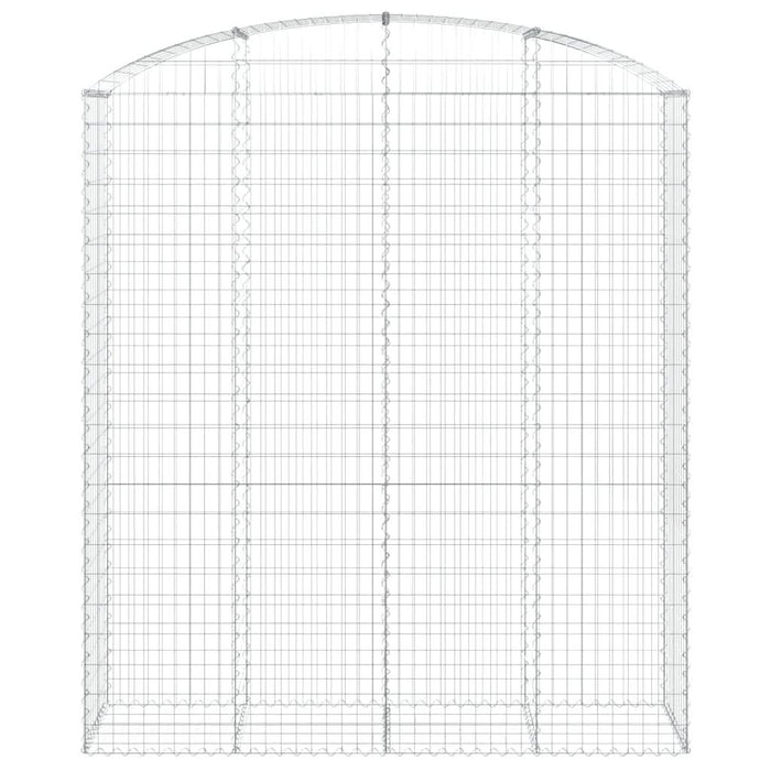 Coș gabion arcuit, 200x50x220/240 cm, fier galvanizat - WALTI WALTI