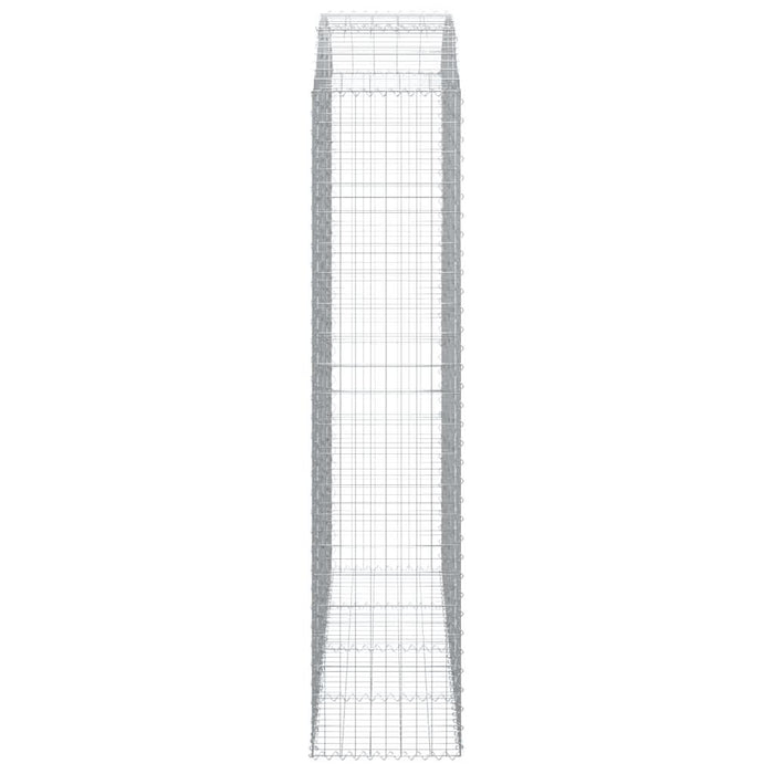 Coș gabion arcuit, 200x50x220/240 cm, fier galvanizat - WALTI WALTI