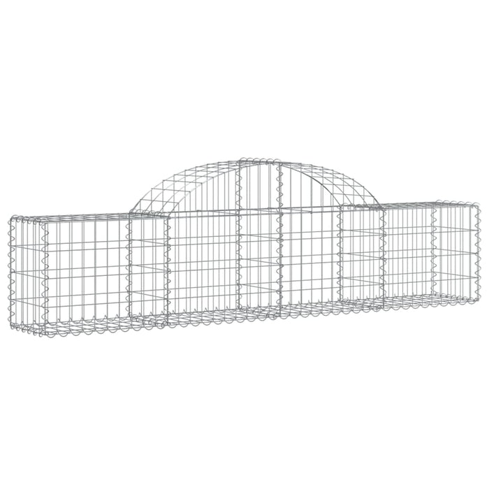 Coș gabion arcuit, 200x30x40/60 cm, fier galvanizat - WALTI WALTI