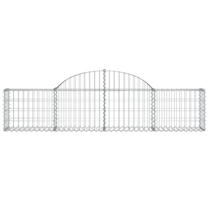 Coș gabion arcuit, 200x30x40/60 cm, fier galvanizat - WALTI WALTI