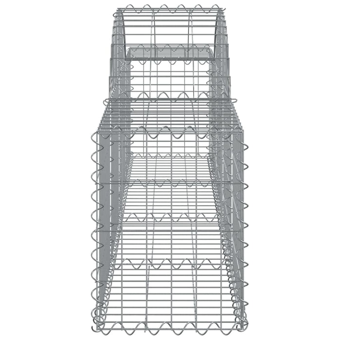 Coș gabion arcuit, 200x30x40/60 cm, fier galvanizat - WALTI WALTI