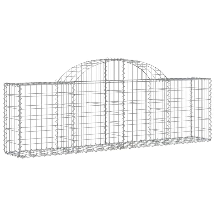 Coș gabion arcuit 200x30x60/80 cm fier galvanizat - WALTI WALTI