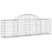 Coș gabion arcuit 200x30x60/80 cm fier galvanizat - WALTI WALTI