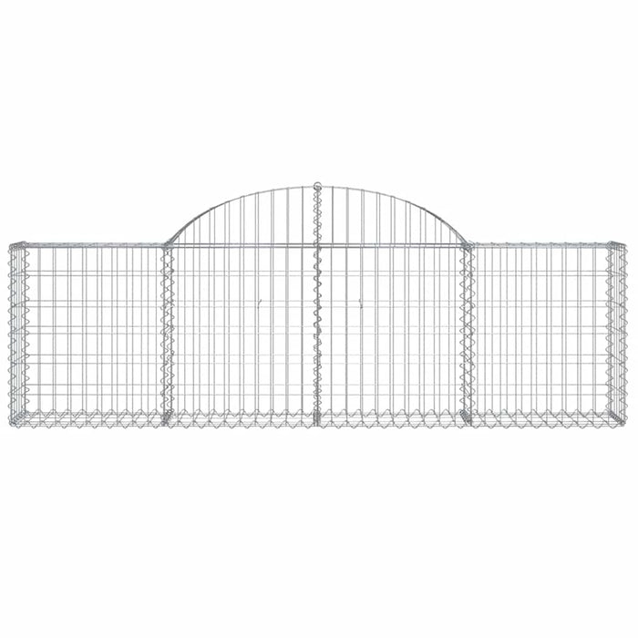 Coș gabion arcuit 200x30x60/80 cm fier galvanizat - WALTI WALTI