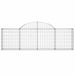 Coș gabion arcuit 200x30x60/80 cm fier galvanizat - WALTI WALTI