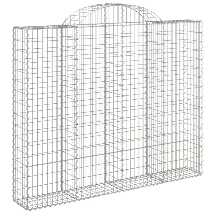 Coș gabion arcuit 200x30x160/180 cm fier galvanizat - WALTI WALTI