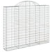 Coș gabion arcuit 200x30x160/180 cm fier galvanizat - WALTI WALTI