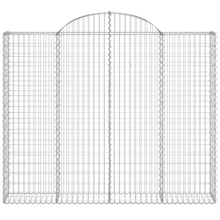 Coș gabion arcuit 200x30x160/180 cm fier galvanizat - WALTI WALTI