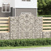 Coș gabion arcuit 200x30x160/180 cm fier galvanizat - WALTI WALTI