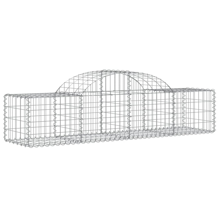 Coș gabion arcuit, 200x50x40/60 cm, fier galvanizat - WALTI WALTI