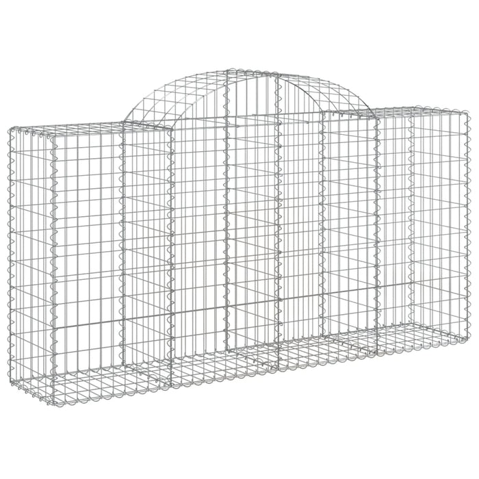 Coș gabion arcuit 200x50x100/120 cm fier galvanizat - WALTI WALTI