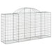 Coș gabion arcuit 200x50x100/120 cm fier galvanizat - WALTI WALTI