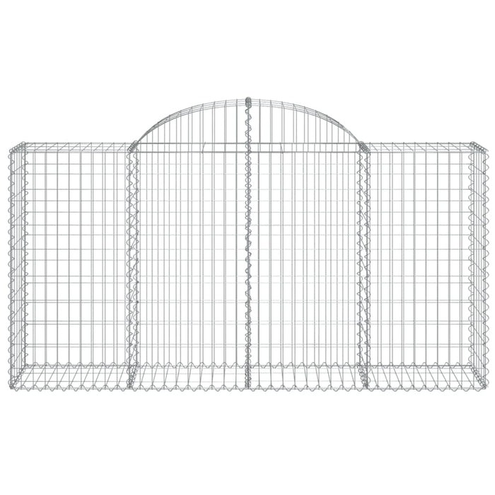 Coș gabion arcuit 200x50x100/120 cm fier galvanizat - WALTI WALTI