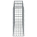 Coș gabion arcuit 200x50x100/120 cm fier galvanizat - WALTI WALTI