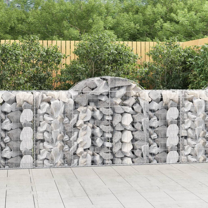 Coș gabion arcuit 200x50x100/120 cm fier galvanizat - WALTI WALTI