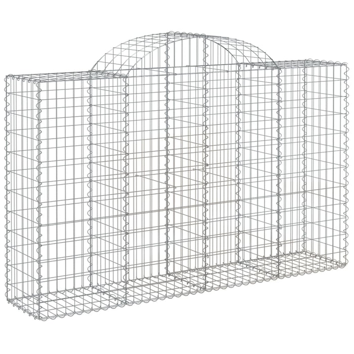 Coș gabion arcuit 200x50x120/140 cm fier galvanizat - WALTI WALTI