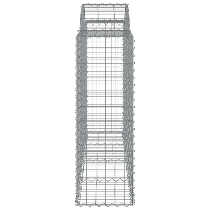Coș gabion arcuit 200x50x120/140 cm fier galvanizat - WALTI WALTI