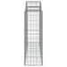 Coș gabion arcuit 200x50x120/140 cm fier galvanizat - WALTI WALTI